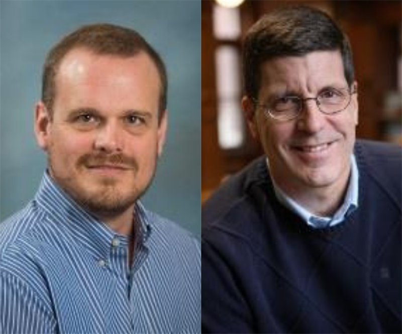 headshots of Profs. Richard Braun (PI) and Tobin Driscoll (Co-PI), UD Dept. of Mathematical Sciences